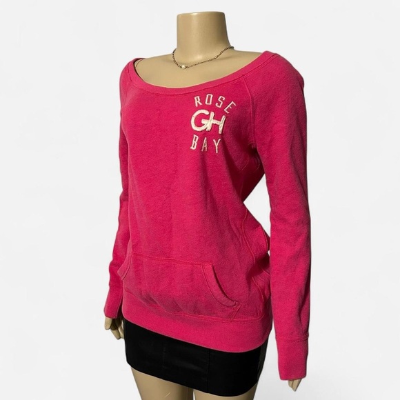 Gilly Hicks Tops - Gilly Hicks Vibrant Pink Logo Sweatshirt